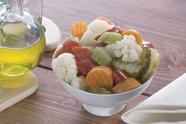 mixed vegetables pickled